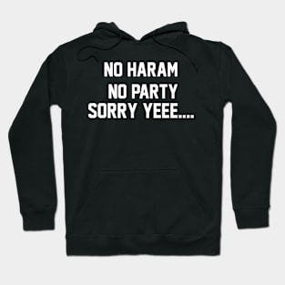 No haram No arty Sorry yee... Hoodie